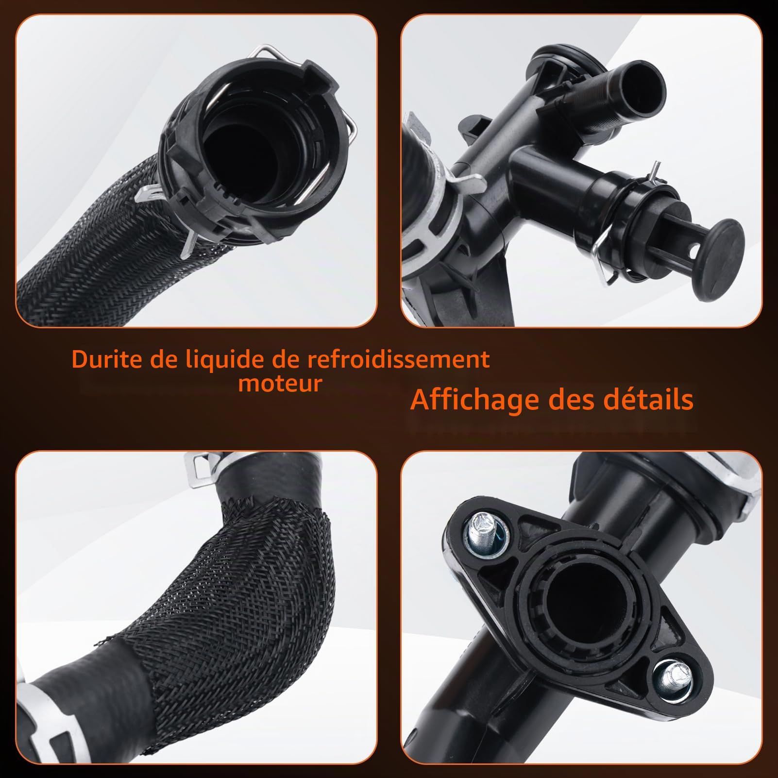 Tube Liquide Refroidissement Compatible avec C3 DS5 C4 PICASSO 9804208380 Tuyau Liquide Refroidissement Compatible avec 308 508 EXPERT PARTNER Tube D'entrée Refroidissement