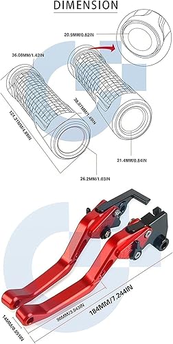 Miniatura 2 de Para Yamaha XT660R XT 660R 2004 2005-2016 Palanca de freno de embrague de motocicleta CNC extensible ajustable palancas plegables manijas de mango