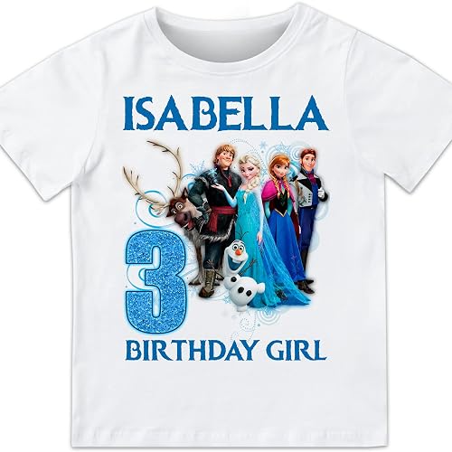 Frozen Birthday shirt, Frozen Princess 