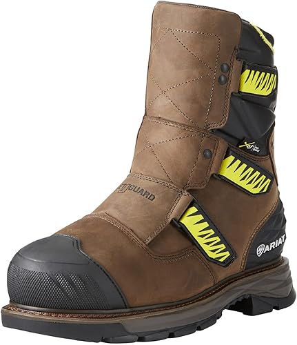 ARIAT Botas de trabajo para hombre Catalyst Vx de 8 pulgadas impermeables con puntera compuesta Metguard