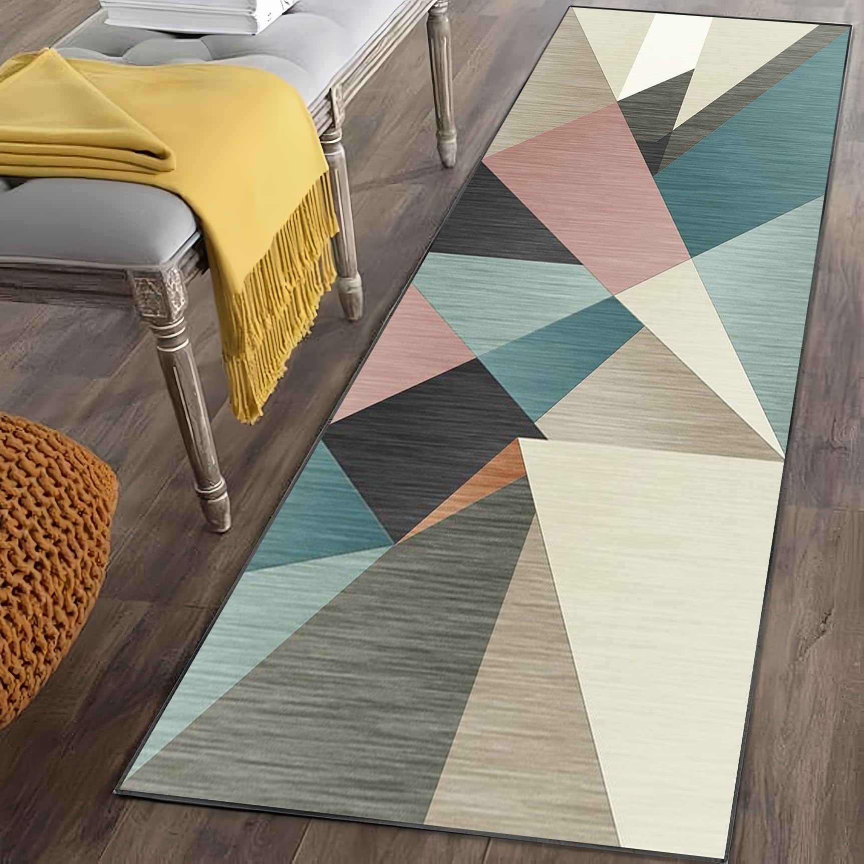 Alfombras pasillo modernas para cocina y dormitorio en formato 84 x 225 cm