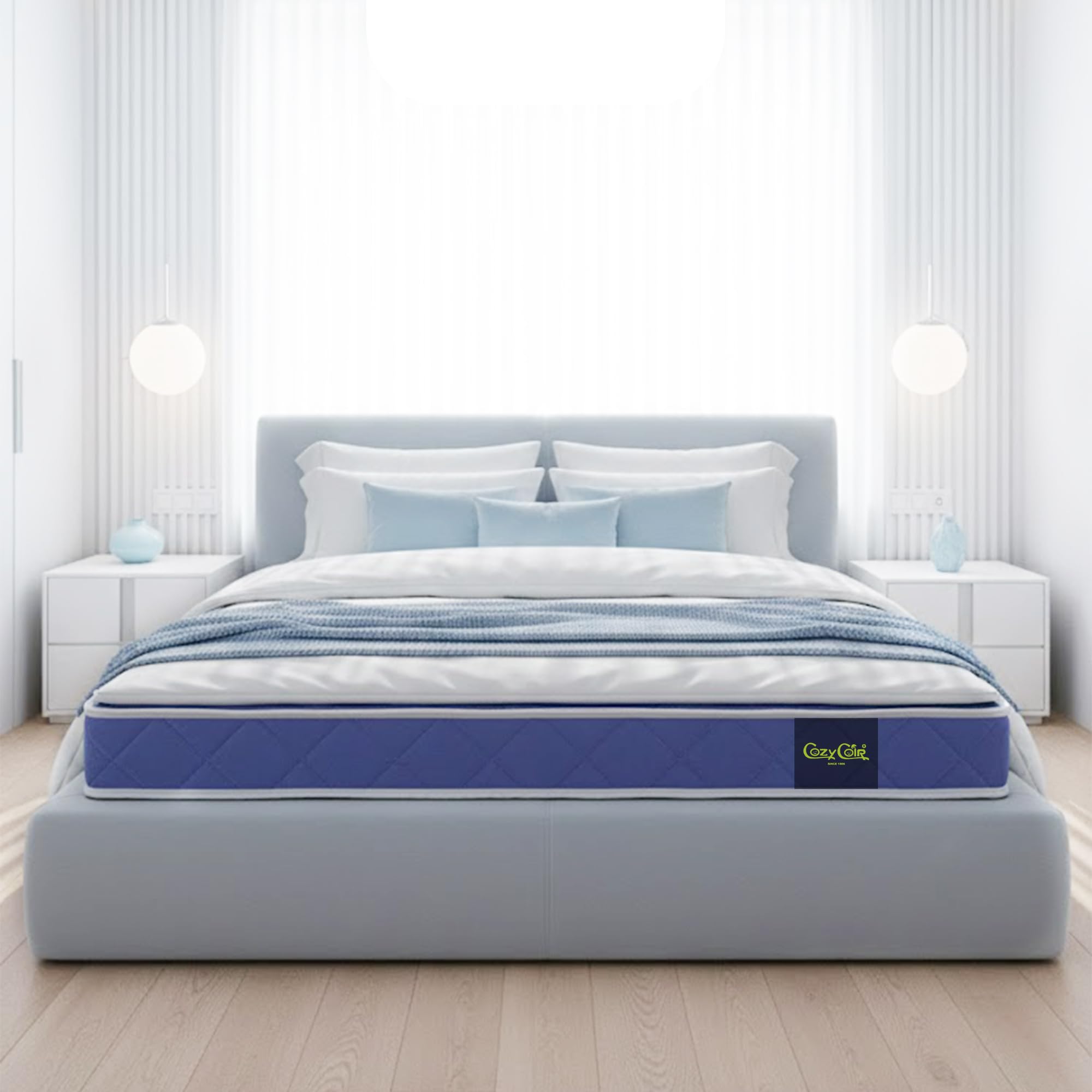 COZY COIR - 100% Natural Latex Coir Mattress (Soft & Hard) 72x36x6