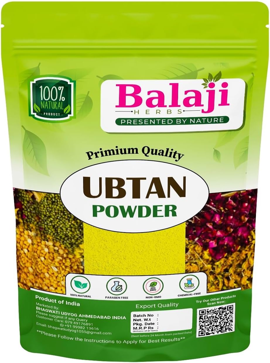 Ubtan Powder Sunni Pindi Bath Powder - Skin Lightening & Tan Removal - Ancient Ayurvedic Healing - Enriched with Turmeric 100g