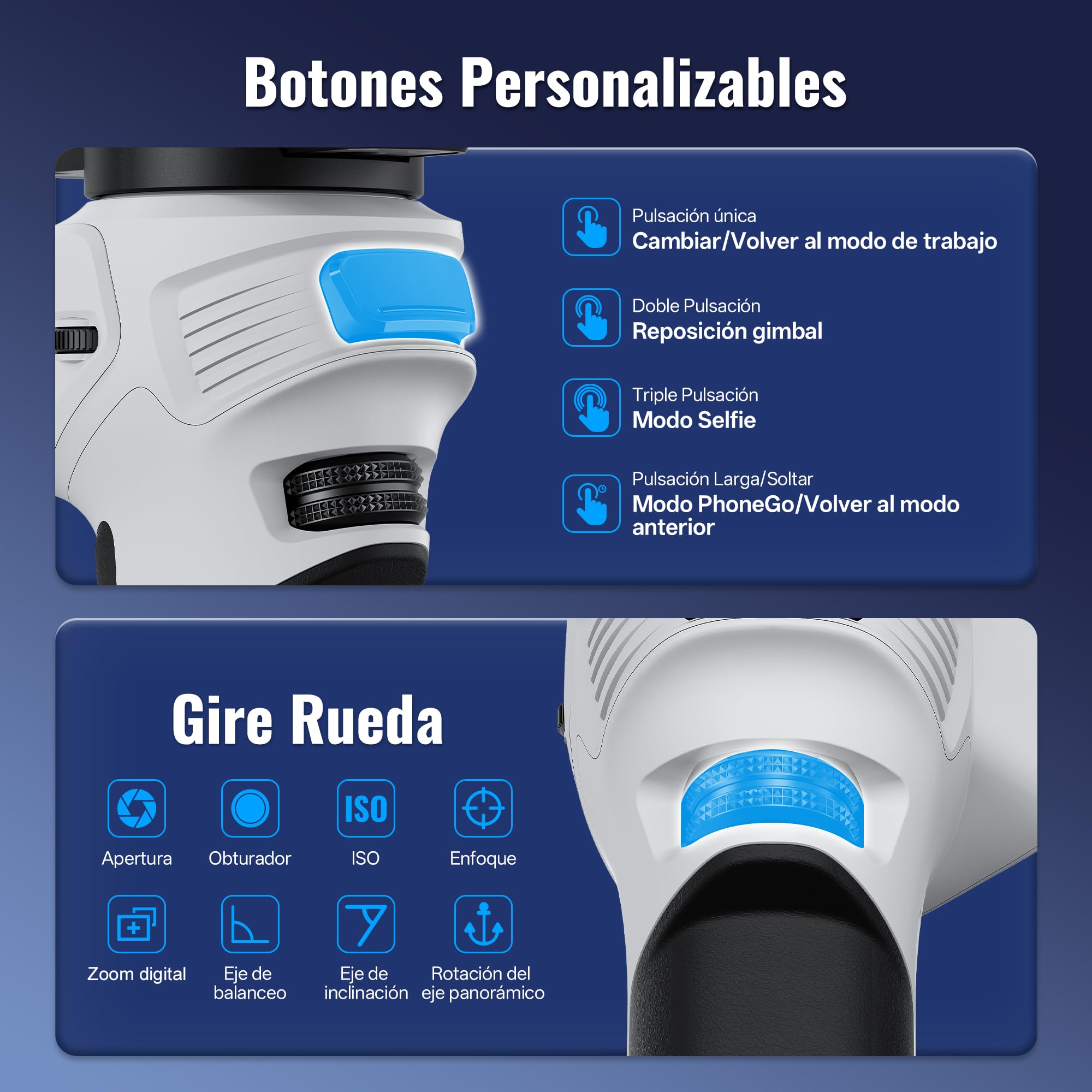 ZHIYUN CINEPEER Weebill 3E [Oficial] Estabilizador de Cámara Ligero, 3 Ejes Gimbal Camara DSLR y Mirrorless, Cable de Control Panasonic LN-UCUC-A02, Disparo Vertical Nativo, 2.5 Modo Grip Sling