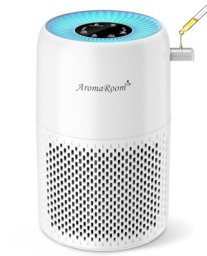AromaRoom Air Purifiers for Bedroom True HEPA13 Filters 3-in-1 22dB Quiet