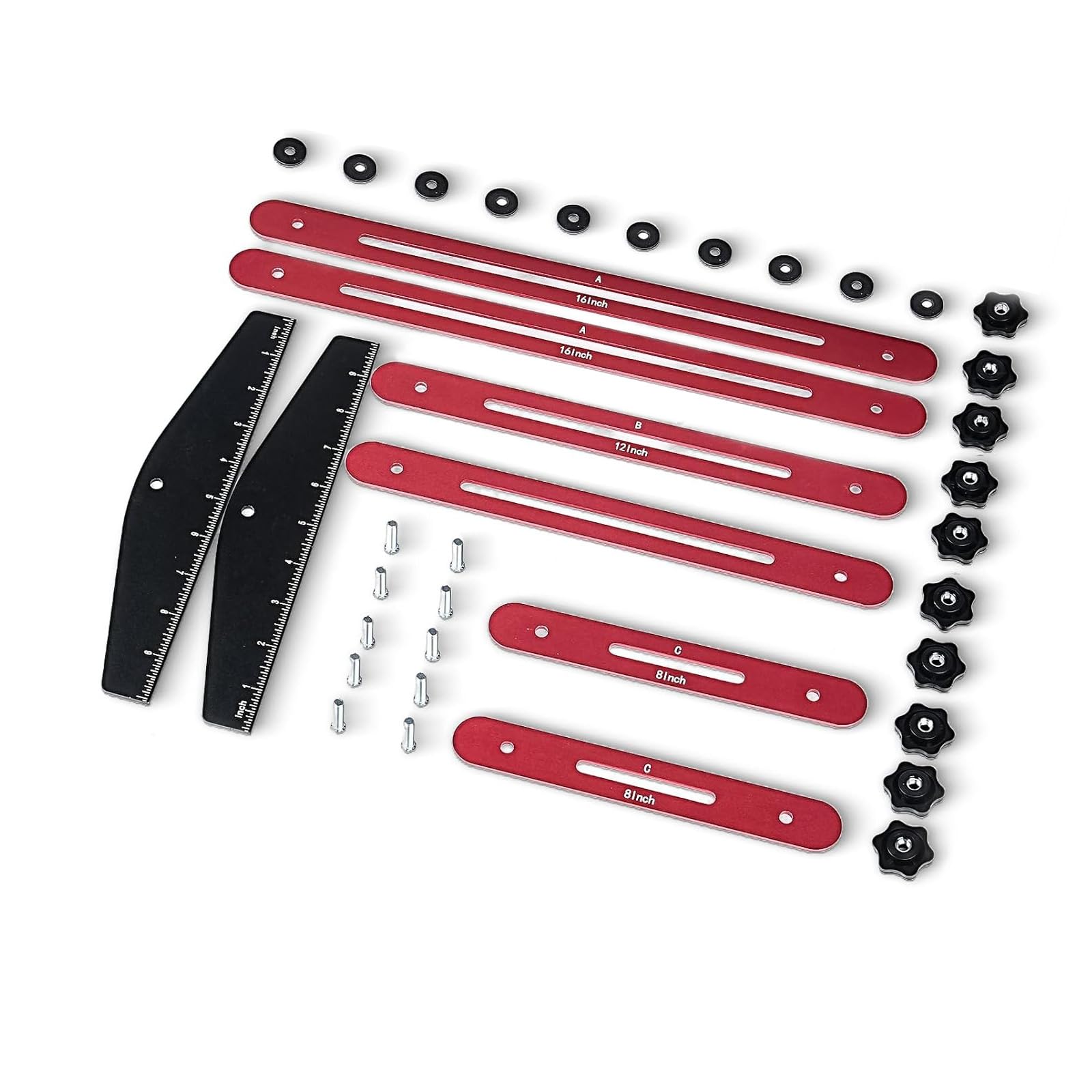 Gauge Template Tool Aluminum Stair Treads Measuring Tool for Risers Partition Stair Treads Precisions Template