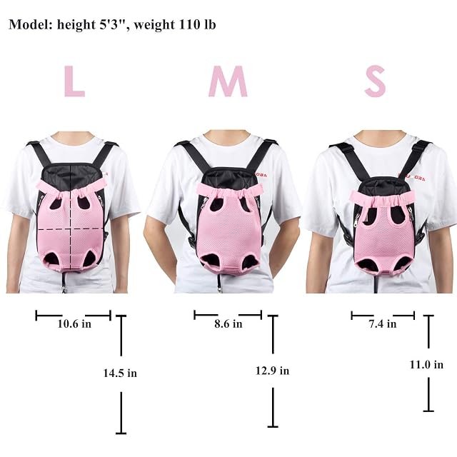 Foto 7 de 7 de Yingjie - Mochila de transporte para mascotas con correa para el hombro y correa para viajes, senderismo…
