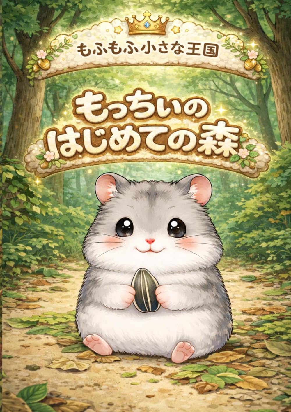 もっちぃはじめての森: もふもふ小さな王国｜子供向け塗り絵｜