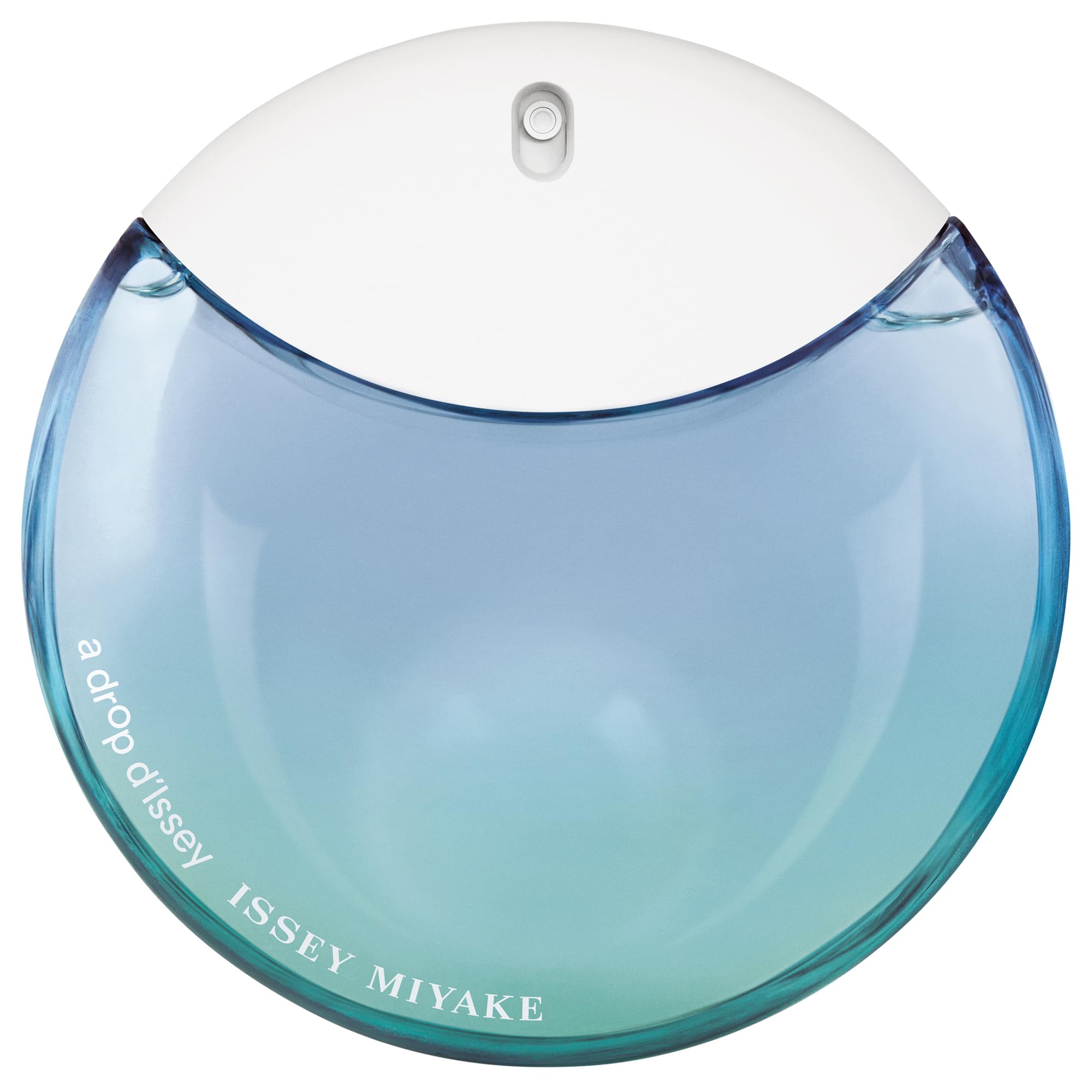 a drop d'Issey Eau de Parfum Fraîche - Floral marine watery perfume for women with accords of rain, aquatic lilac and sandalwood notes