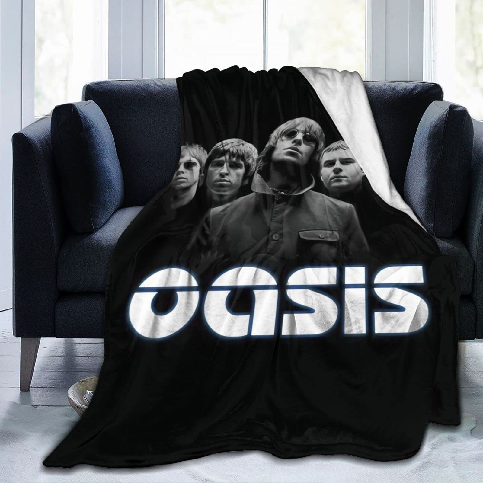 Amazon｜毛布 ブランケット オアシス OASIS バンド ひざ掛け blanket