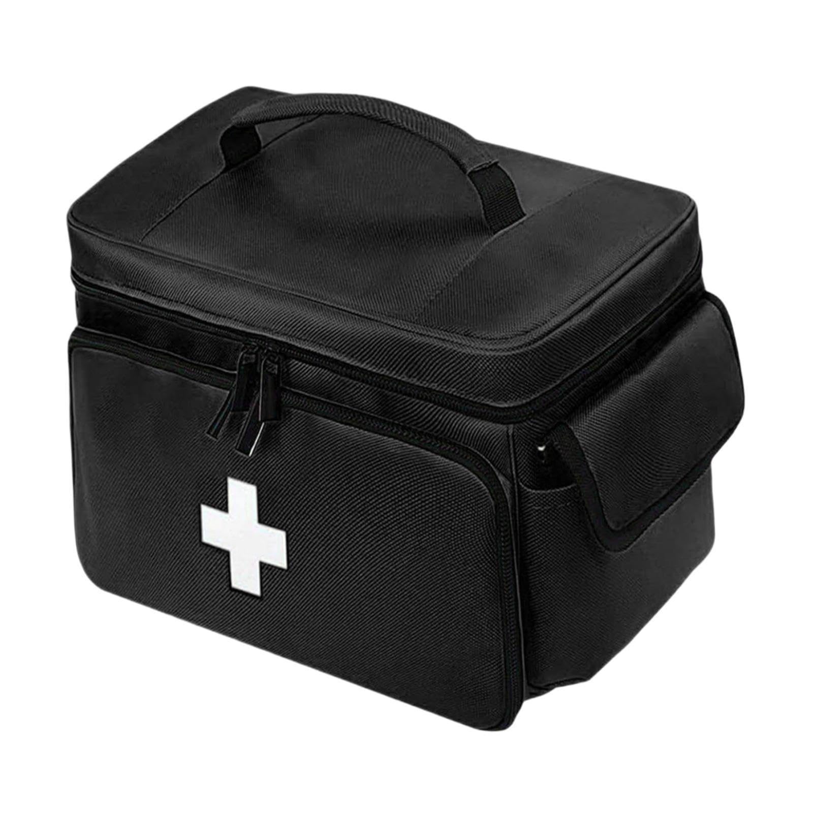 Trousse de Premiers Secours Vide, Sac de Rangement Portable, pour Le Bureau, La Randonnée et Les Activités de Plein Air