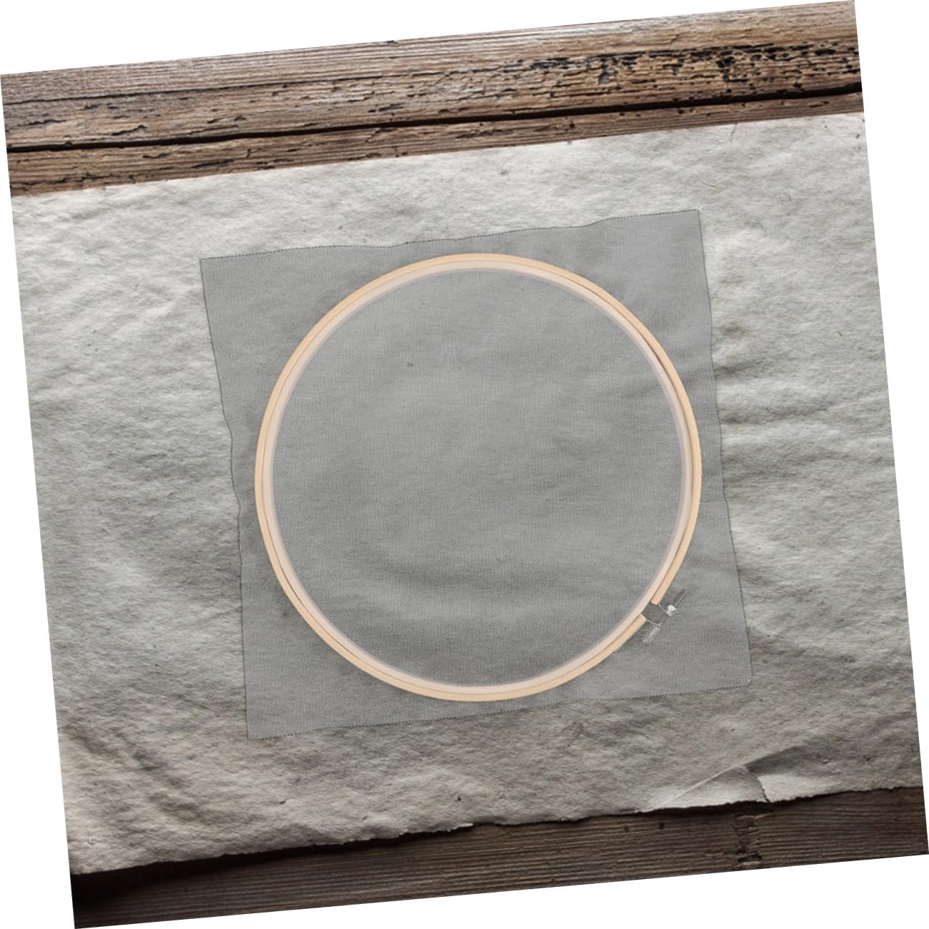 Gadpiparty 2pcs DIY Paper Making Frame Kit Double-Layer Round Screen Wooden Papermaking Mold for Adults Fun Crafting Tool for Cultural Education and Fine Motor Skill Development