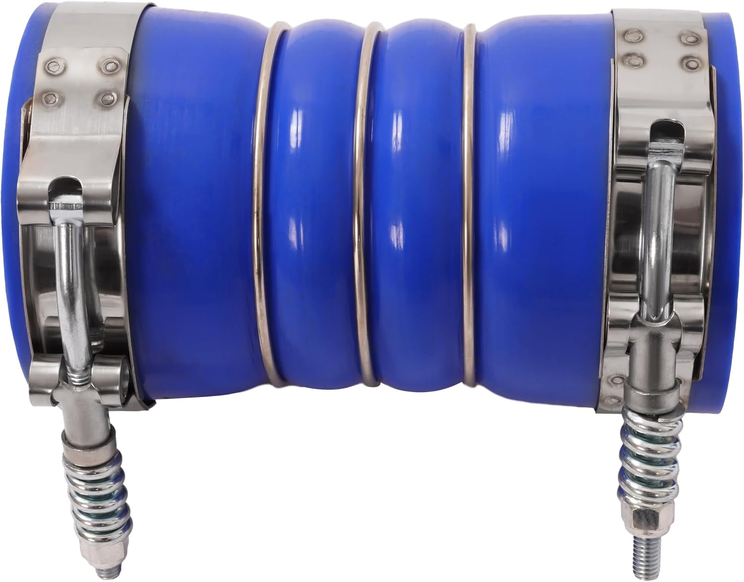 ALMULOO Blue Turbo Pipe Boots Kit with T-Bolt Clamps Intercooler Hose Compatible with 2003-2007 Ford F250 F350 F450 F550 6.0L Powerstroke Diesel