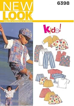 New Look Sewing Pattern Size A 2-3-4-5-6-7