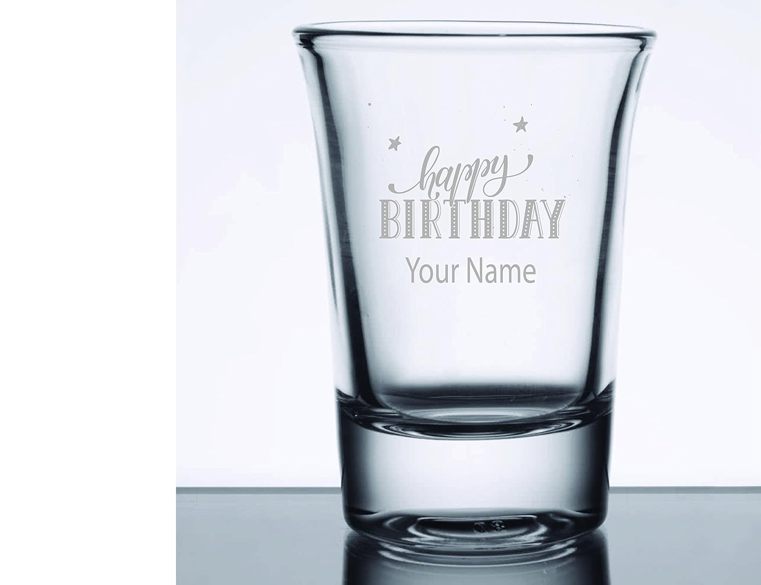 Engraved Personalized"Happy Birthday" Shot Glass Home & Kitchen