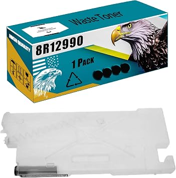 8R12990 Waste Toner Container Compatible for Xerox Versant 2100 Press 280 Press 3100 Press 4100 Press 80 Press Printers, High Production Replacement Black