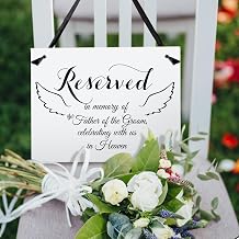 Cherished Moments: Personalized Reserved Seating & Memorial Wedding Signs – Heartfelt Ceremony, Reception, and Reserved Row Decor
