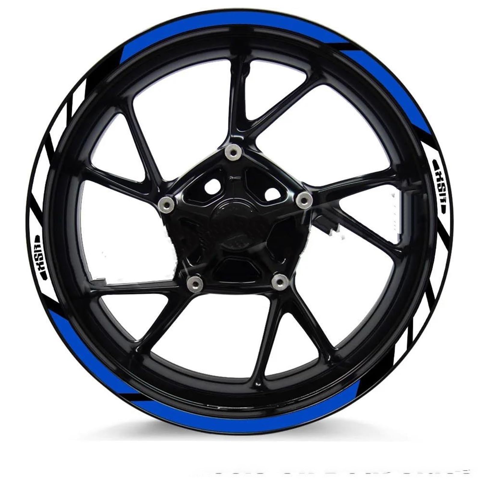 Motorcycle Stickers Night Reflective Decorative Wheel Rim for Yamaha XSR 125 155 700 XSR900(Style 3)