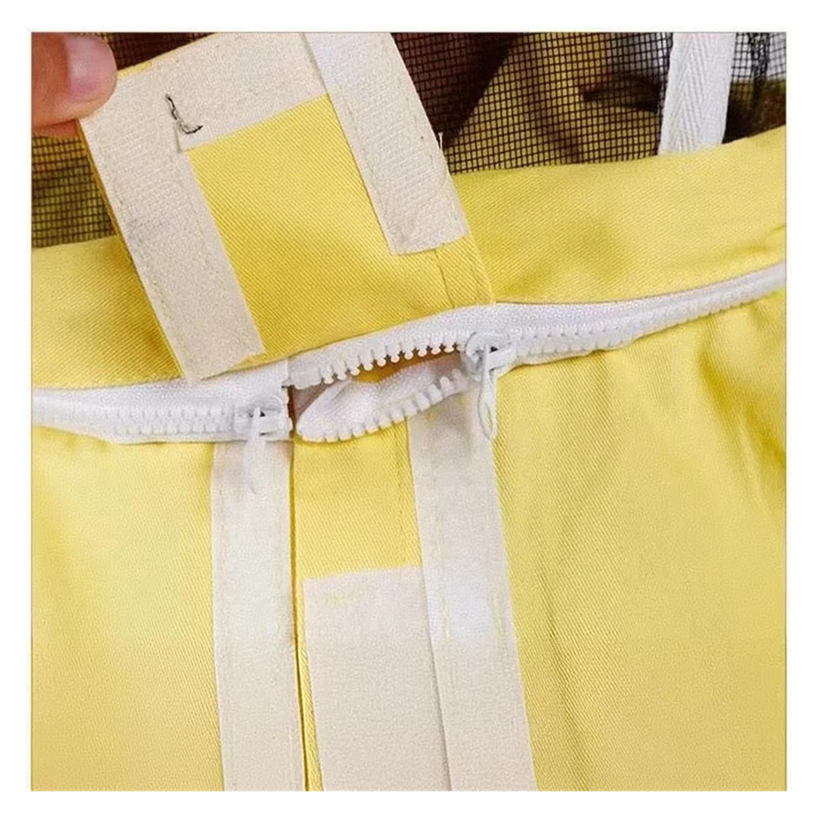 Vêtements d'apiculture Combinaison en coton jaune 1 pièce, combinaison Anti-abeille for enfants, spatiale, casquette, outils for l'culture(80-130cm)