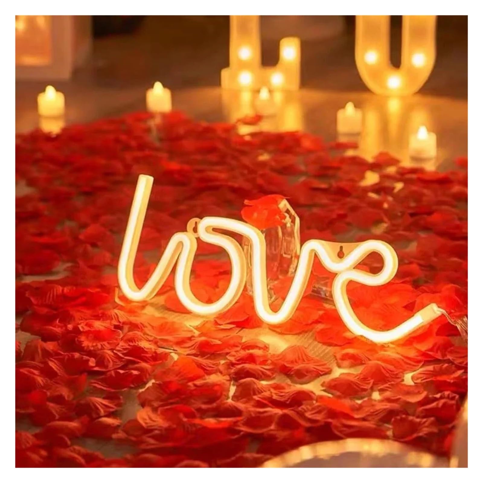 Bunte künstliche gefälschte Rosenblätter Rosen Blütenblatt Blumen romantische Hochzeit Party Valentinstag Dekor(Deep Blue,5000Pcs)