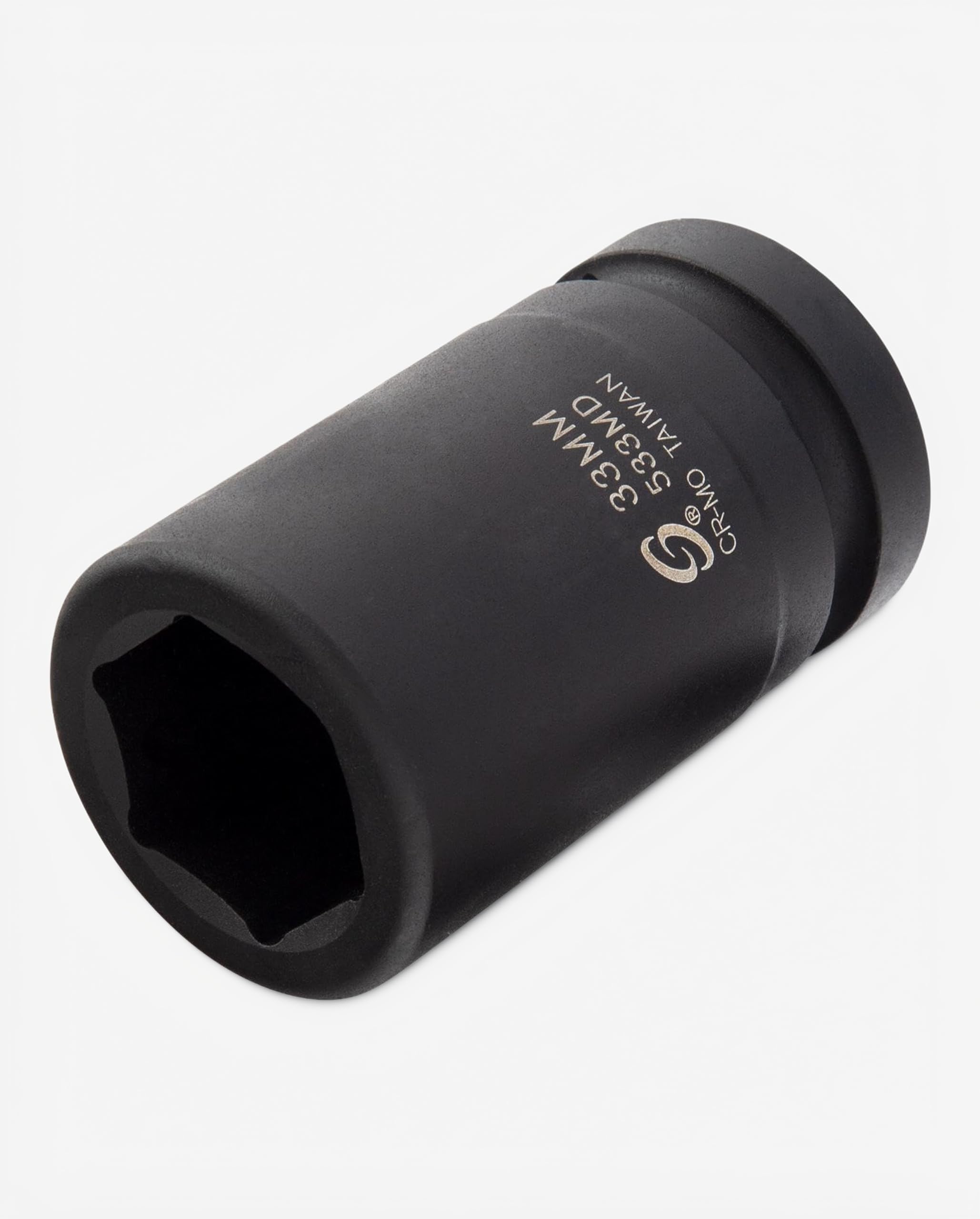 SUNEX TOOLS 533MD, 1 Inch Drive, 33mm Deep Impact Socket, Cr-Mo
