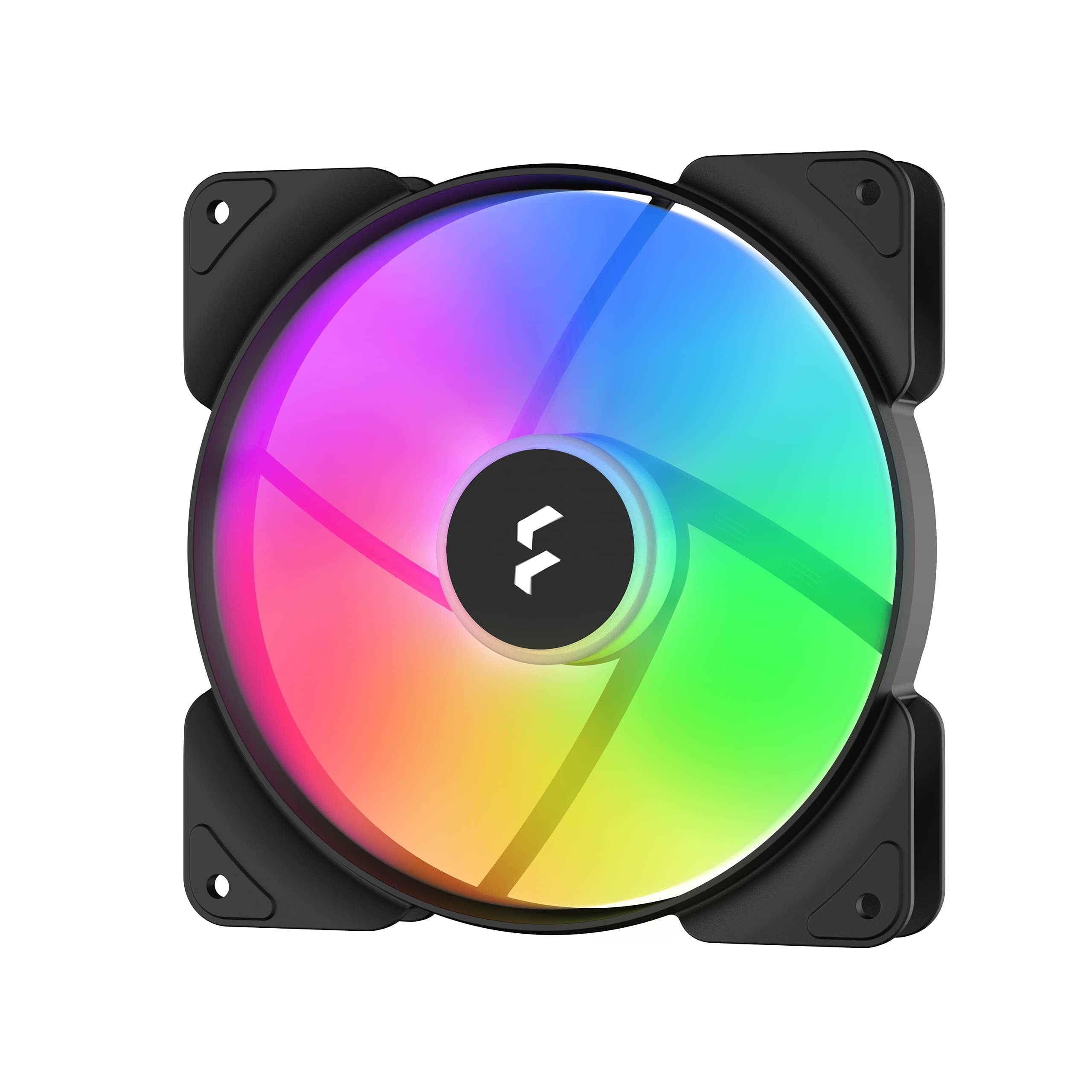 Fractal Design FD,F,AS1,1407 Aspect 14 RGB 140 mm PWM Wide 500,1700 RPM Range Black Frame 3,Pack Computer Fan