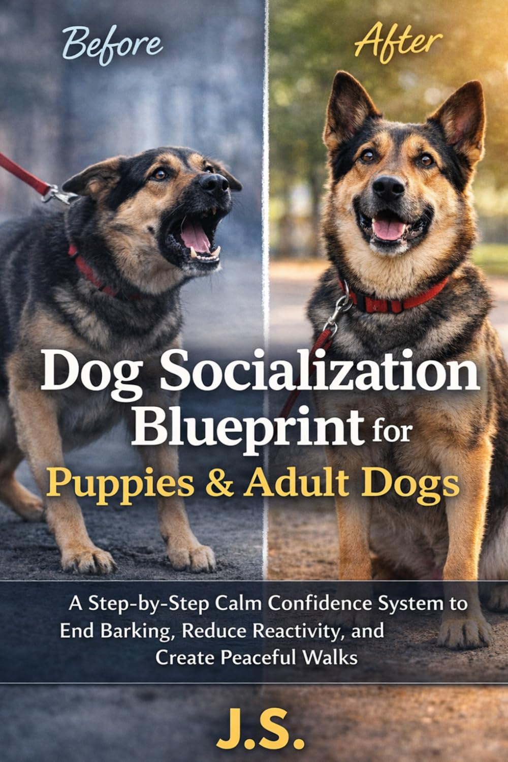 Dog Socialization Blueprint for Puppies & Adult Dogs: A Step-by-Step Calm Confidence System to End Barking, Reduce Reactivity, and Create Peaceful Walks