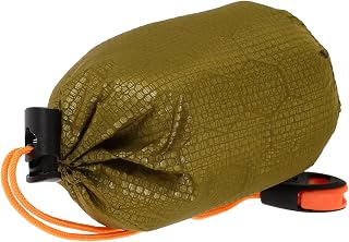 Mesh Drawstring Stuff Sack for Sleeping Bags Hiking Camping Travel Storage | Cloth and Plastic Construction, Versatile Sturdy Design, Easy to Carry, Provides Sleep Protection during Outdoor Adventures