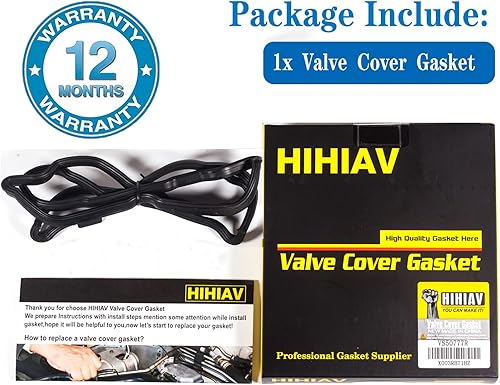 Miniatura 6 de VS50777R para Nissan Altima 2.5 Junta de Cubierta de Válvulas, Rogue Sentra 2.5L Código de Motor "QR25DE" 2007 2008 2009 2010 2011 2012 07 08 09 10