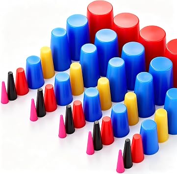 smseace 40Pack Rubber Plug 1/16 Inch to 5/8 Inch Rubber Stoppers 8-Sizes High Temp Silicone Plug for Coating, Round Hole, Painting Protection