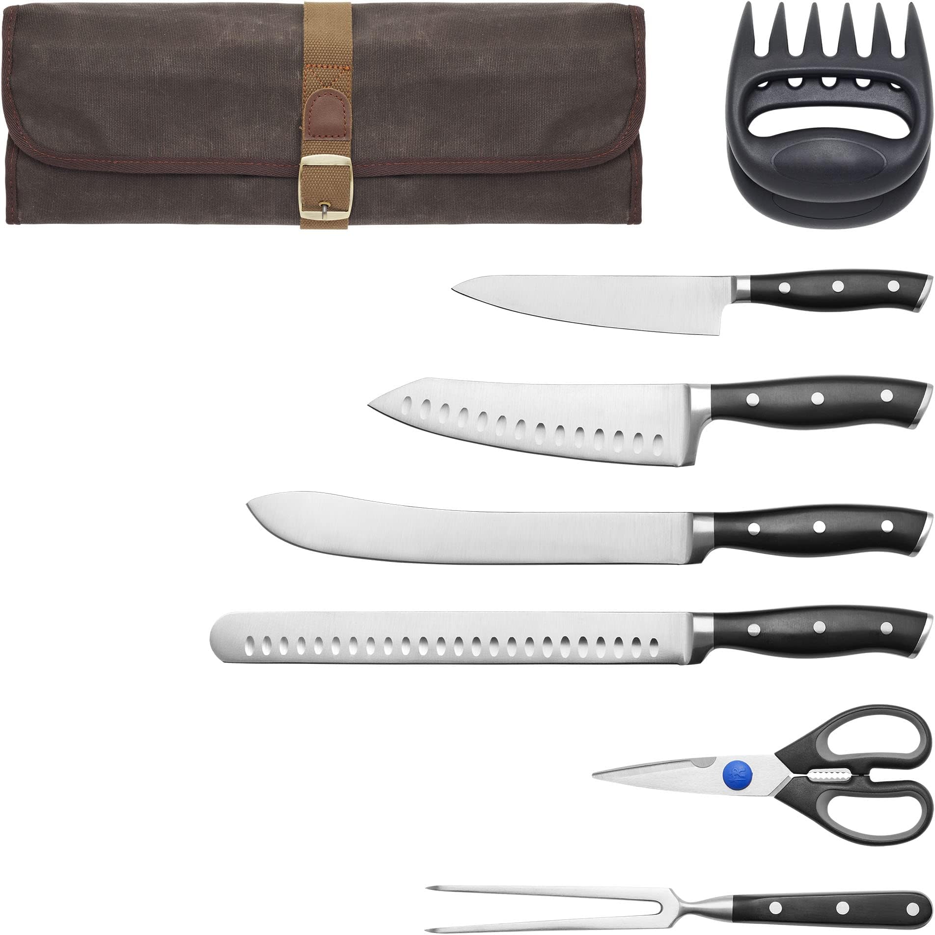 Forged Accent 9-pc Barbecue Carving Tool Set,Black