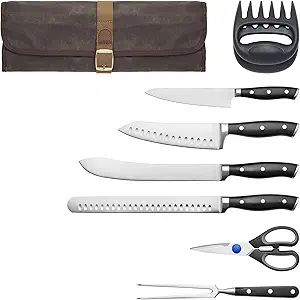 Henckels Forged Accent 9-pc Barbecue Carving Tool Set, Black