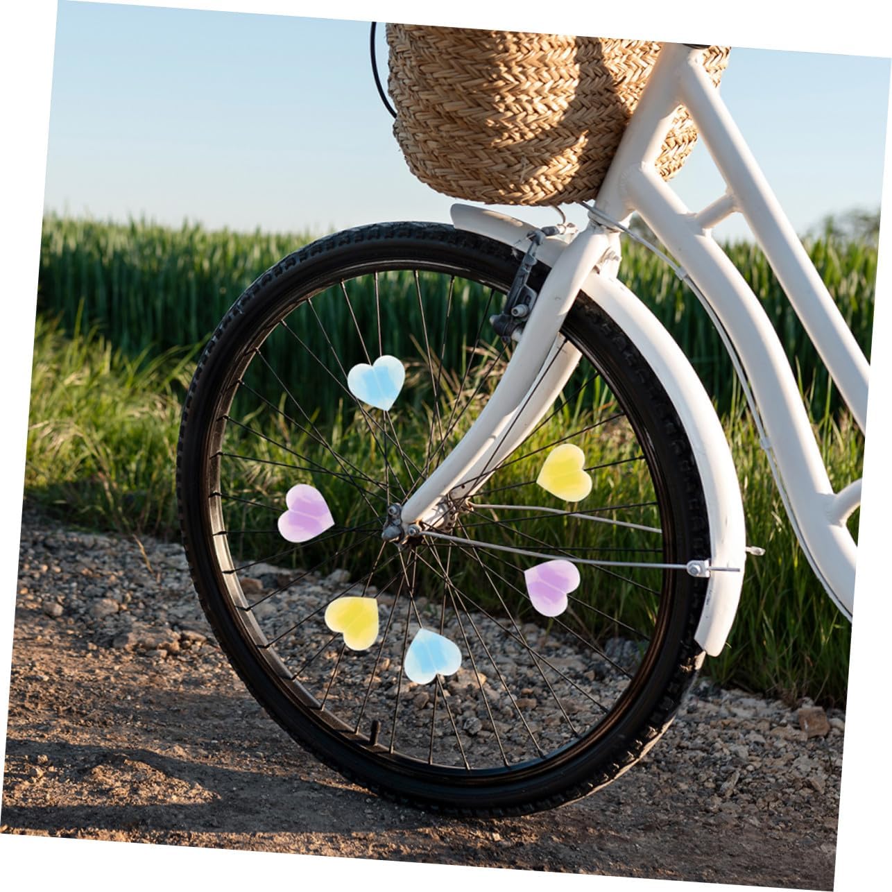 50pcs Bicycle Wheel Spokes Beads Bike Decorations for Easy Lightweight Cycling Accessories Safety Enhancers for Boys and Bikes