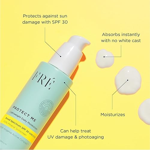 Miniatura 4 de Protector solar facial mineral con óxido de zinc no nano SPF 50, PROTECT ME por FRE Skincare, seguro para arrecifes, resistente al agua, sin yeso