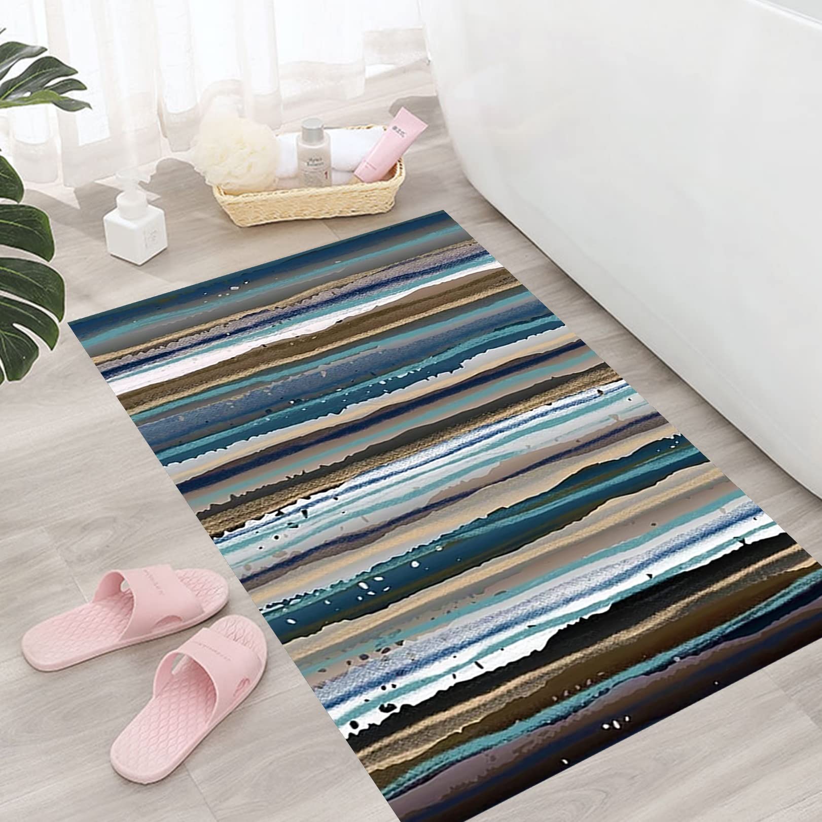 Dywan Couloir kran 120 x 420 cm, nowoczesny, trwały, zmywalny, można prać w pralce, do kuchni, solidny, kuchenny, H 23160
