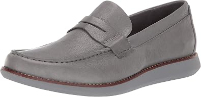 Sperry Mens Kennedy Penny Loafer, Grey 
