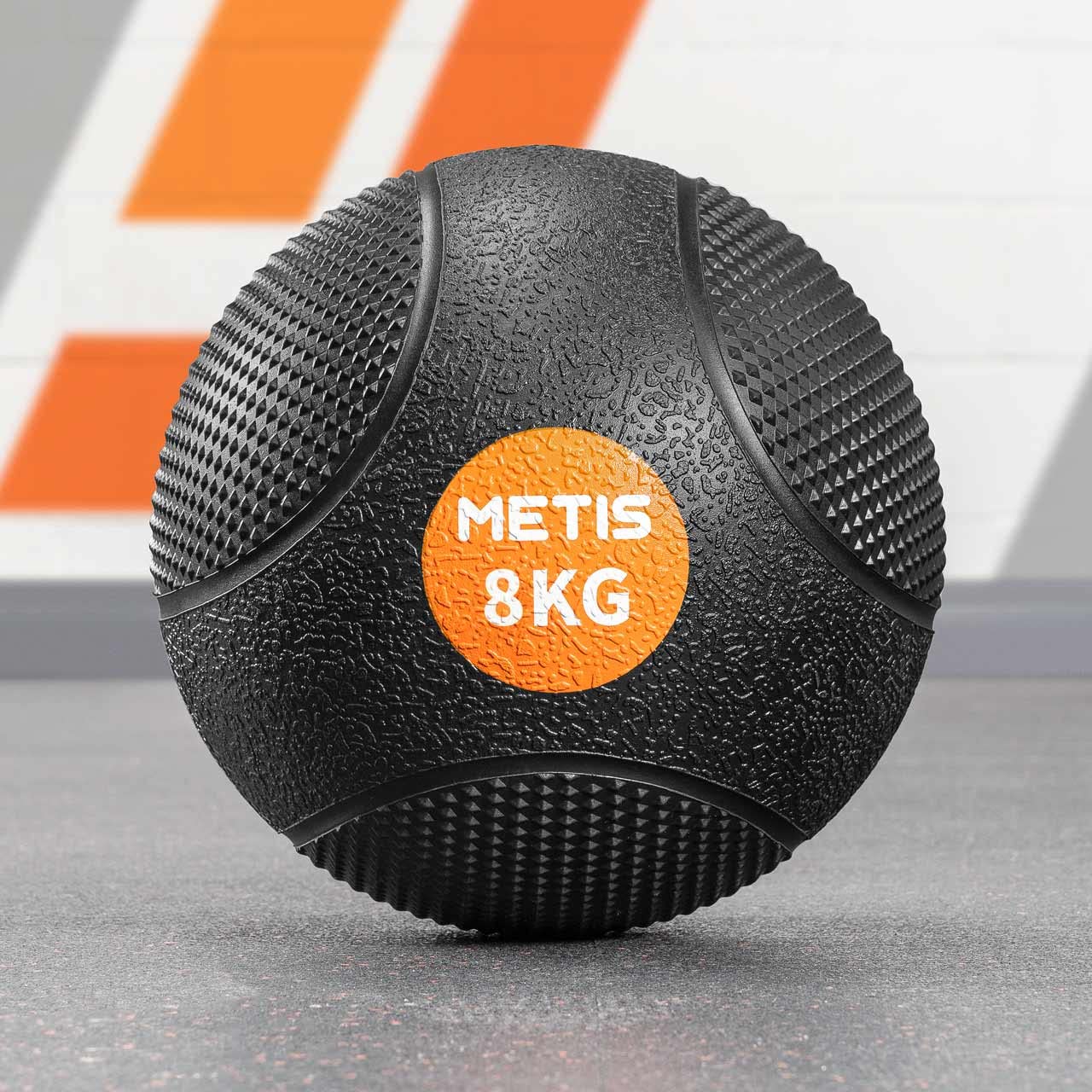METIS Sfere mediche – da 1 kg a 10 kg | Ideale per allenamentio a casa e Palestra Slam Ball – Finitura in gomma ruvida ad alta presa