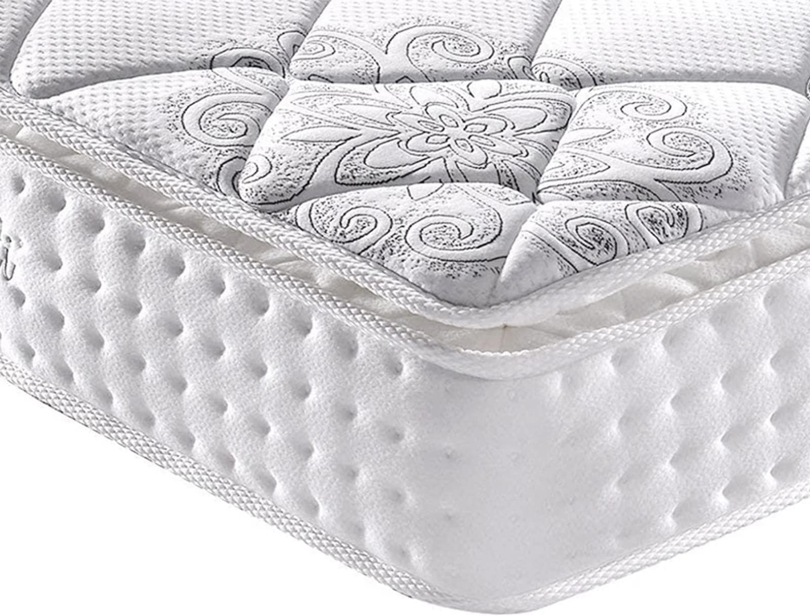 Vesgantti 10 Inch Twin XL Multi-Layer Hybrid Mattress, Bed in a Box, Medium Firm Plush Feel- Memory Foam and Pocket Spring - CertiPUR-US Certified/10 Year Guaranty