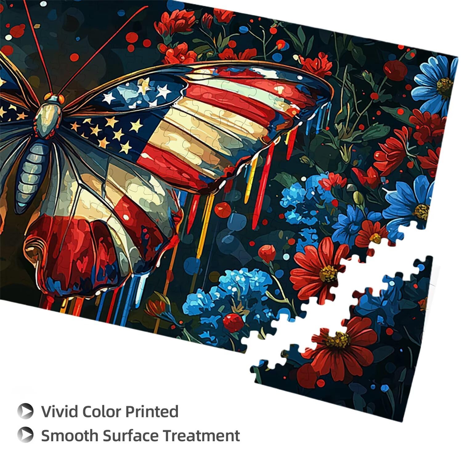 Puzzle para Adultos 1692 Piezas, Mariposa de color Puzzle, Difícil, Desafiante, Rompecabezas Encajan Perfectamente, Letras en la Parte Posterior, sin Polvo, Regalo para Personas Mayores (179x31cm) v52