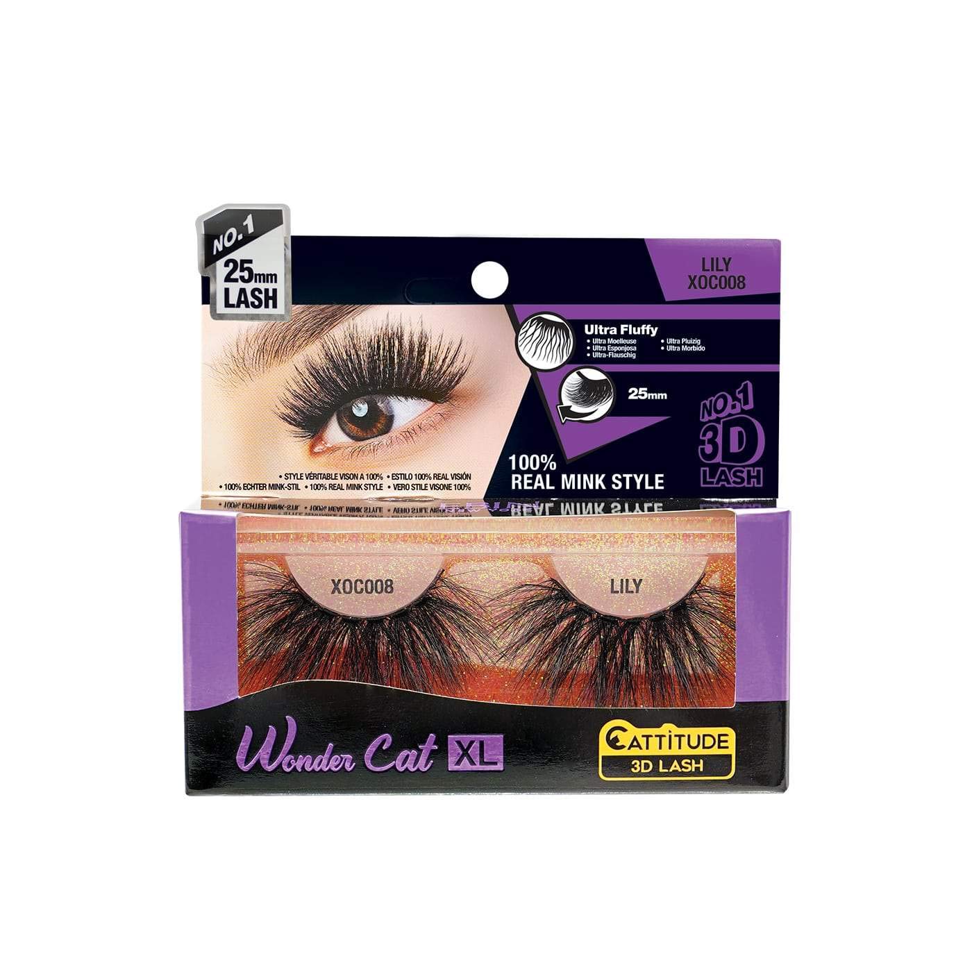 EBIN NEW YORK Cattitude 3D Lash Wonder Cat XL