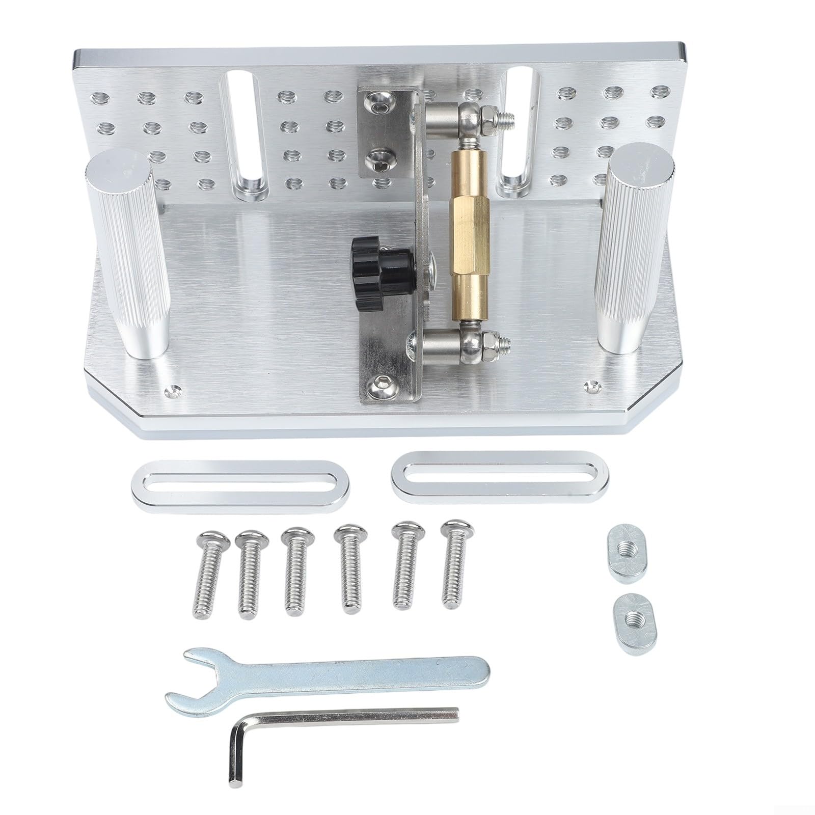 Jig regolabile della smerigliatrice della cinghia con gamma di angolo da -5 | Localizzatore affilatura per utensili, doppia pressione piastre fino a 11 mm, impugnatura ergonomica per levigatrice