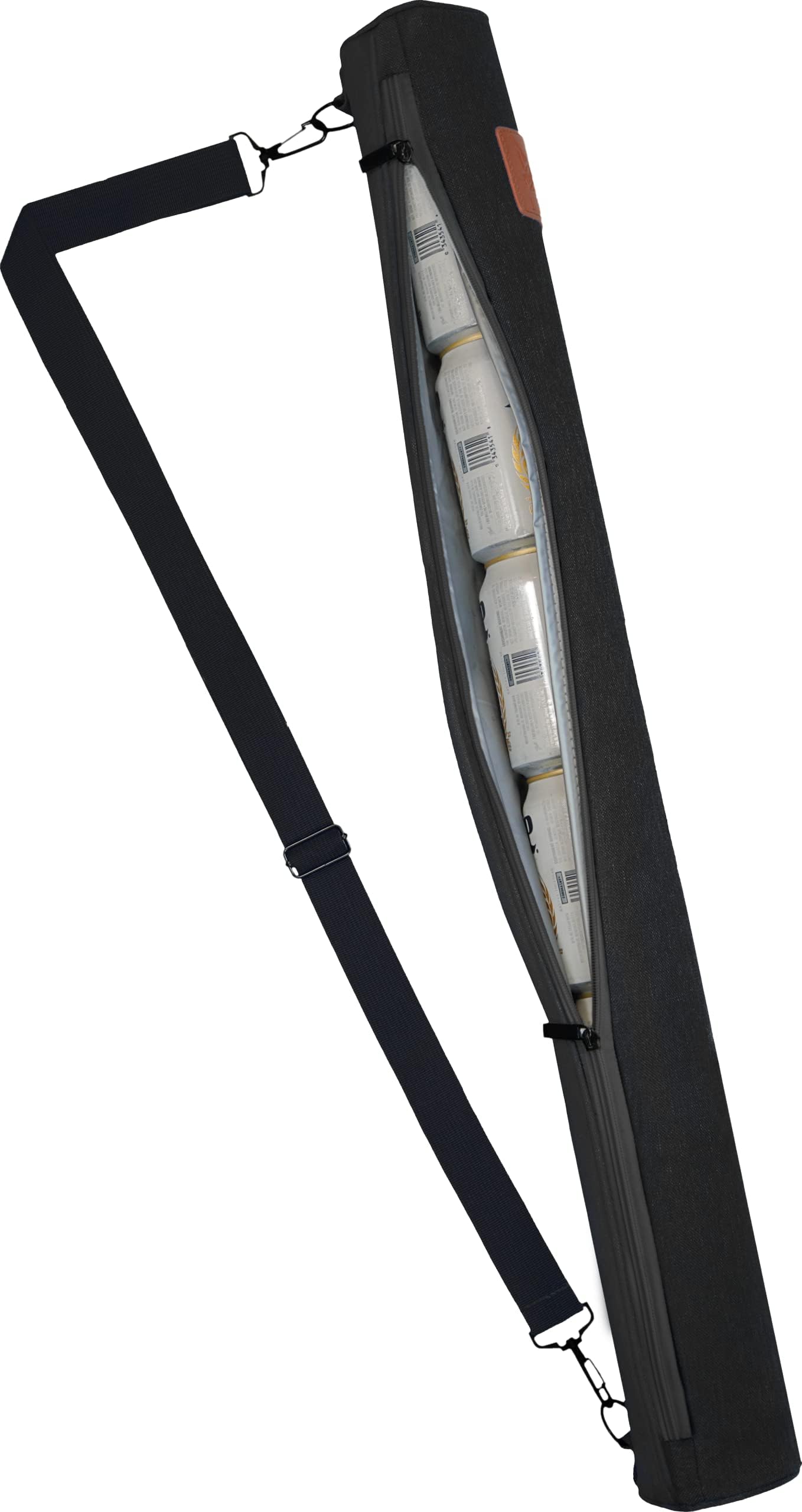 LNX Golf Cooler Sleeve by Checkpoint 30 | Keep Cans Cold up to 6 Hours | Insulated, Convenient, and Stylish | for Golf, Camping, and Outdoor Activities | Stores up to 6 Cans