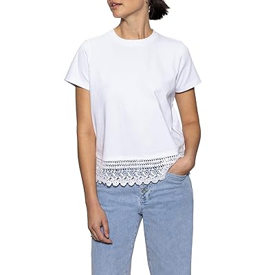 Sanctuary Lace Remix T Shirts Women