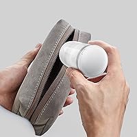 Vista 7 de White-1 - Divisor y cortador de píldoras, tritura tabletas, vitaminas, hoja de acero inoxidable, vaso extraíble para beber