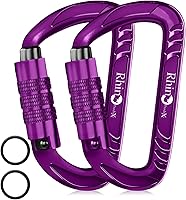 Vista 28 de 12kN (2697 lbs) Heavy Duty Carabiner Clips, for Securing Pets, Outdoor, Camping, Hiking, Hammock, Dog Leash Harness, Keychains