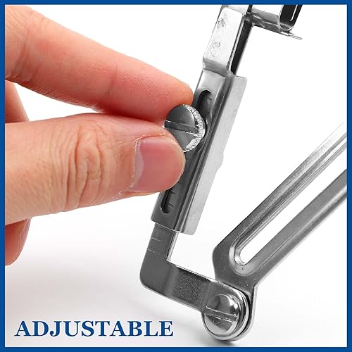 Miniatura 6 de Pies de dobladillo enrollado de costura ajustable, juego de pies de dobladillo enrollado de costura ajustable 2024, bobinas y pie de dobladillo