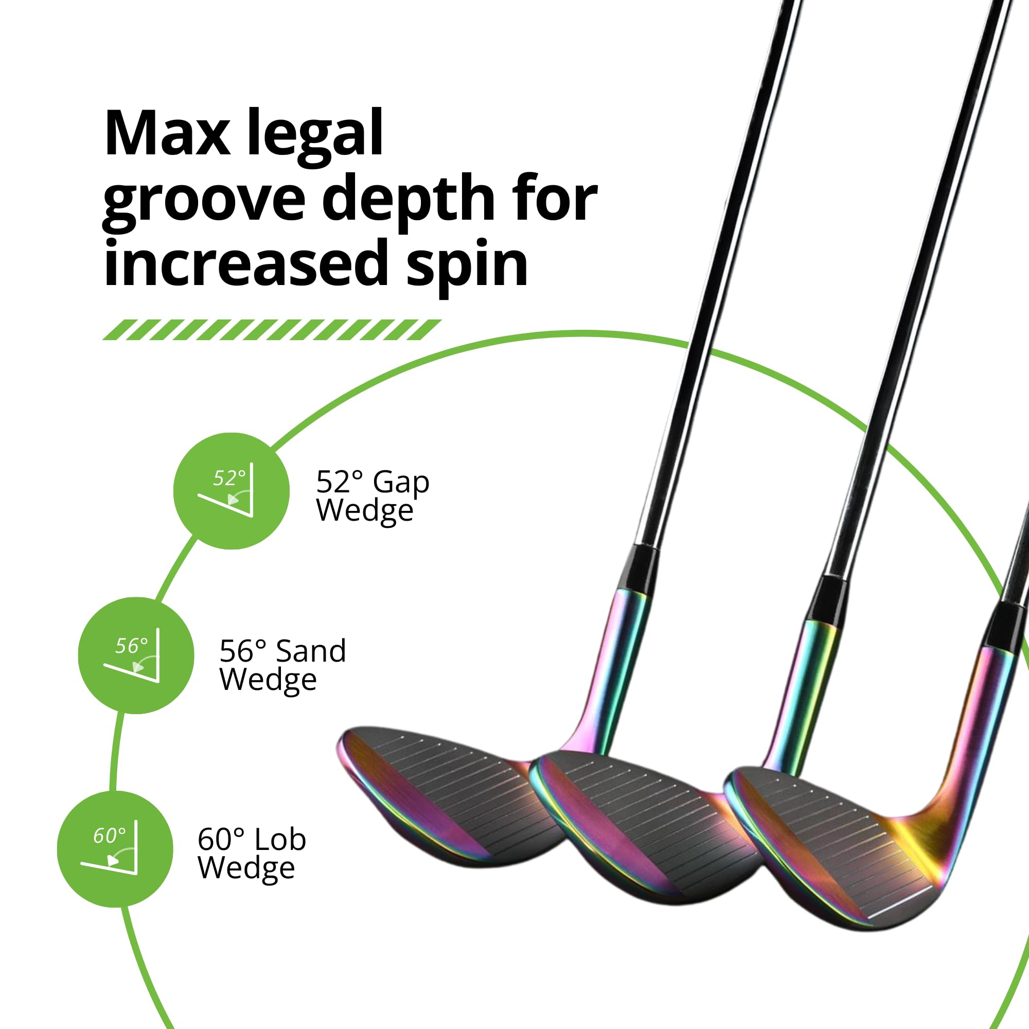 Club Bombtech Grenade Sand Wedge 56° - Manche Acier 35,5" - Droitier
