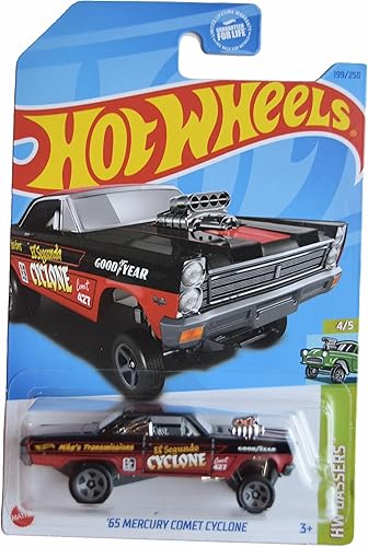 Hot Wheels '65 Mercury Comet Cyclone, HW Gassers 45 Negro 199250