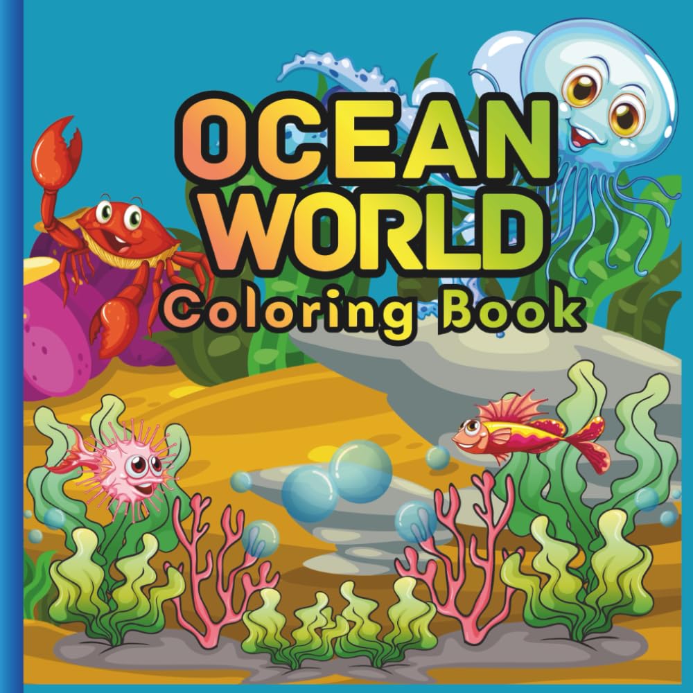 Ocean life Coloring book for Kids