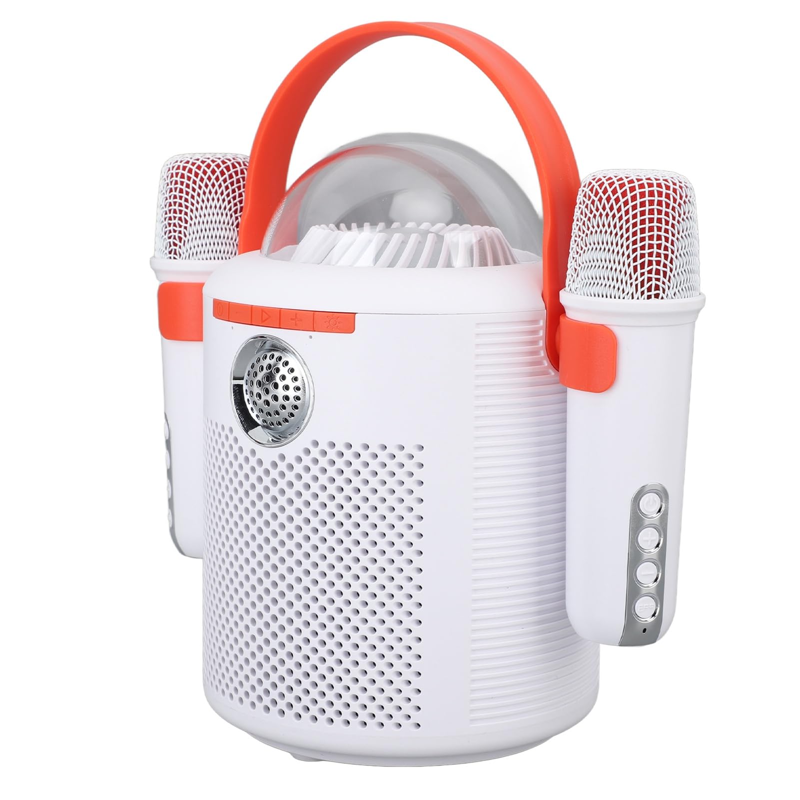 Mini Macchina per Karaoke Portatile con Doppi Microfoni Wireless per Feste in Casa Intrattenimento All'aperto Materiale ABS (#1)